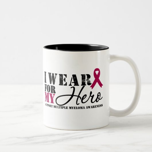 Multipel Myeloma Hero Ribbon Tweekleurige Koffiemok (Rechts)