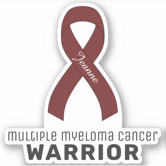 Multipel myeloom kankervinylSticker Sticker (Voorkant)
