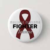 Multipel myeloom Lint Witte Button (Voorkant)