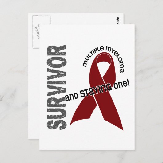 Multipel Myeloom Survitis Briefkaart (Voorkant / Achterkant)