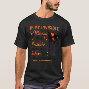 Multipele sclerose Oranje lint multipele sclerosi T-shirt