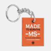 multipele sclerose Overlevingsondersteuning Sleutelhanger (Voorkant Links)
