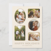 Multiphoto Classic Gold Frame Carte photo (Devant)