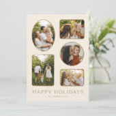 Multiphoto Classic Gold Frame Carte photo (Debout devant)