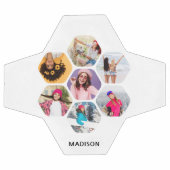 Multiphoto Collage moderne Nom personnalisé (Plat)