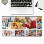 Multiphoto Collage moderne personnalisé<br><div class="desc">Multi Photo Collage Modern Personnalisé Desk Mat dispose d'un collage photo de douze de vos photos préférées. Un cadeau parfait pour la famille et les amis pour l'anniversaire, Noël, Fête des Mères, Fête des pères, Grands-parents, frère, soeur, mari, femme, partenaire, meilleurs amis et plus encore. Conçu par ©Evco Studio www.zazzle.com/store/evcostudio...</div>