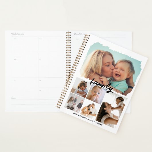 Multiphoto Collage simple cadre personnalisé (Devant avec enveloppe)