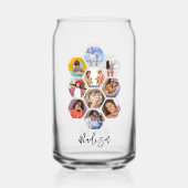 Multiphoto Collage simple moderne personnalisé (Verso)