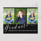 Multiphoto | Script | Faire-part de diplôme (Devant)