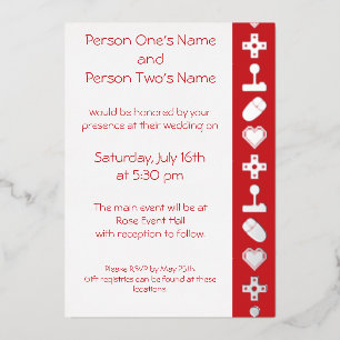 Multiplayer Mode in Cherry Folie Invitation Folie Uitnodiging