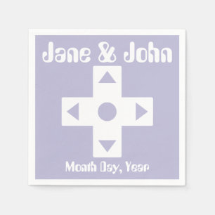 Multiplayer Mode in Lavender Napkins Servetten