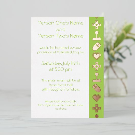 Multiplayer Mode in Peridot Folie Invitation Folie Uitnodiging (Staand Voorkant)