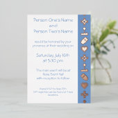 Multiplayer Mode in Periwinkle Folie Invitation Folie Uitnodiging (Staand Voorkant)