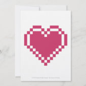 Multiplayer Mode in Raspberry Wedding Invitation Kaart (Achterkant)