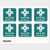 Multiplayer-modus in Blauwgroen sticker (Vel)