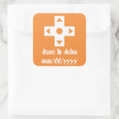 Multiplayer-modus in Oranje sticker (Tas)
