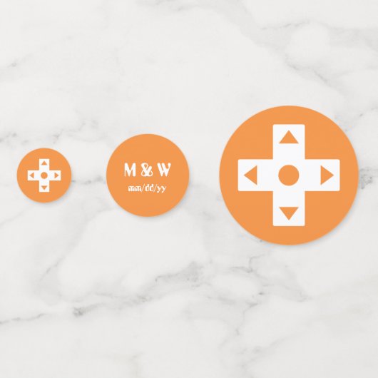 Multiplayer-modus in Oranje tabel Confetti (Voorkanten)