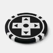 Multiplayer-modus in zwart poker chips (Enkel)