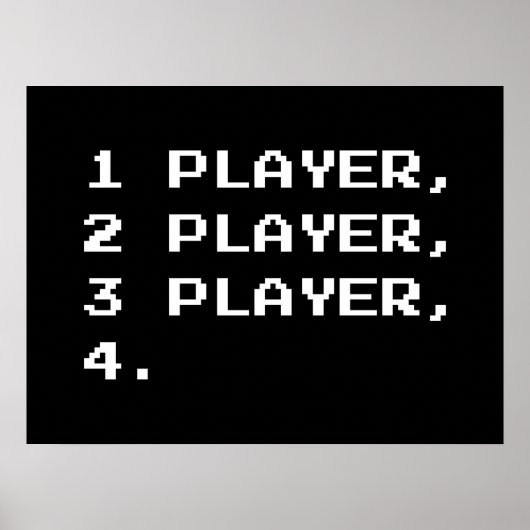 MULTIPLAYER POSTER (Voorkant)