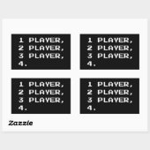 MULTIPLAYER RECHTHOEKIGE STICKER (Vel)
