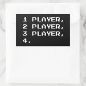 MULTIPLAYER RECHTHOEKIGE STICKER (Tas)