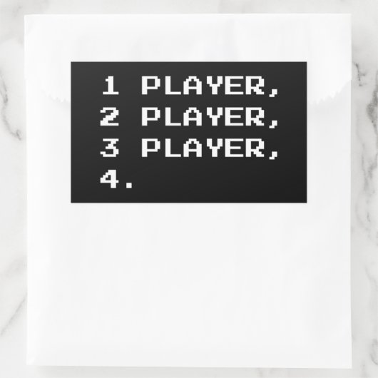 MULTIPLAYER RECHTHOEKIGE STICKER (Tas)