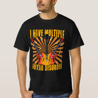 Multiple Bass Disorder Gitaar Shirt voor mannen