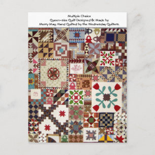 Multiple Choice Quilt Feestdagenkaart