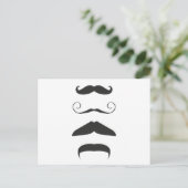 Multiple Mustache Briefkaart (Staand voorkant)