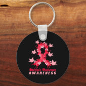 Multiple Myeloma Awareness Support Birds Sleutelhanger (Voorkant)