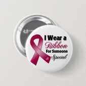 Multiple Myeloma Ribbon Special Ronde Button 5,7 Cm (Voorkant /achterkant)