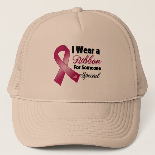 Multiple Myeloma Ribbon Special Trucker Pet (Voorkant)
