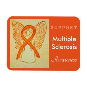 Multiple Sclerose Awareness Angel Custom Magnet Magneet