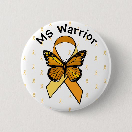 Multiple sclerose Awareness Butterfly Button (Voorkant)