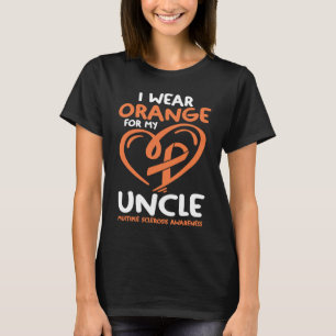 Multiple Sclerose bewustzijn Ik draag oranje voor  T-shirt
