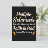 Multiple Sclerose Gift Kaart (Staand voorkant)