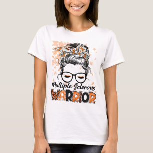 Multiple Sclerose Krijger Vrouwen Meisje Overleven T-shirt