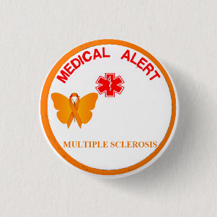 MULTIPLE SCLEROSE medische Alert Button
