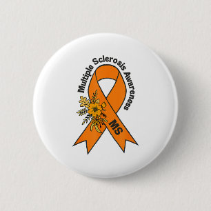 Multiple Sclerose Ms-bewustzijn Multiple Sclerose Ronde Button 5,7 Cm