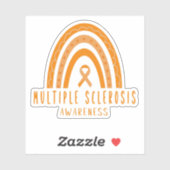 Multiple sclerose MS Rainbow Awareness Sticker (Vel)