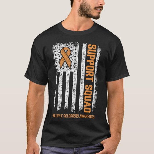 Multiple Sclerosi Support Squad Multiple Sclerosis T-shirt (Voorkant)