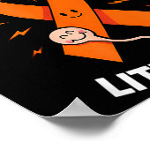 Multiple Sclerosis Awareness 2025 -orange Ribbon_  Poster (Hoek)