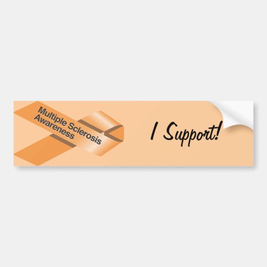 Multiple Sclerosis Awareness Bumper Sticker (Devant)