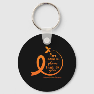 Multiple Sclerosis Awareness Gift Christelijke Bij Sleutelhanger
