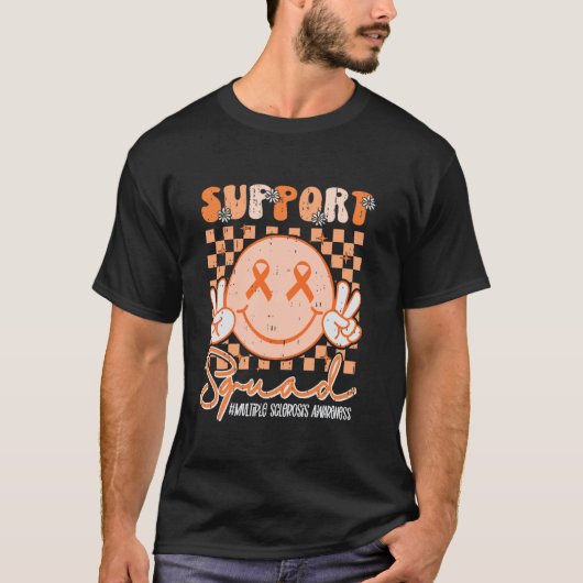 Multiple Sclerosis Awareness MS Awareness Support T-shirt (Voorkant)