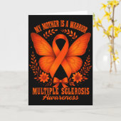 Multiple Sclerosis Awareness Ms Warrior My Mother  Kaart (Gele Bloem)