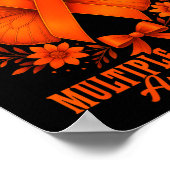 Multiple Sclerosis Awareness Ms Warrior My Mother  Poster (Hoek)