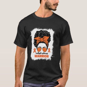 Multiple Sclerosis Krijger Voor Afro Zwarte Vrouwe T-shirt