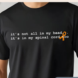 Multiple sclerosis warrior t-shirt, grappig MS bew T-shirt