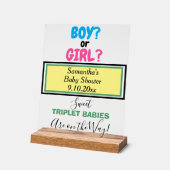 Multiples Baby shower rose bleu jaune vert NOM (Angle)